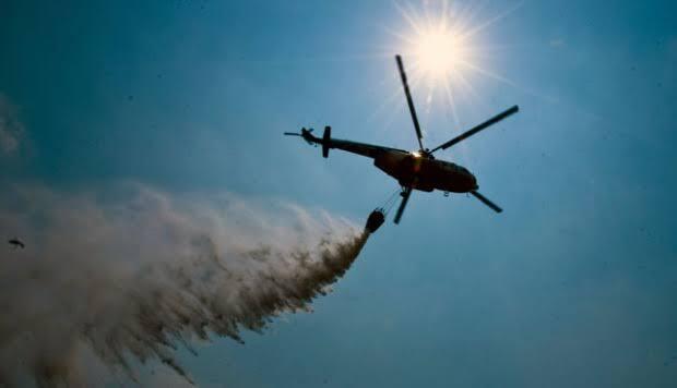 Tepis Isu 'Bubuk Putih', Polri Pastikan Heli Saat 22 Mei Angkut Air