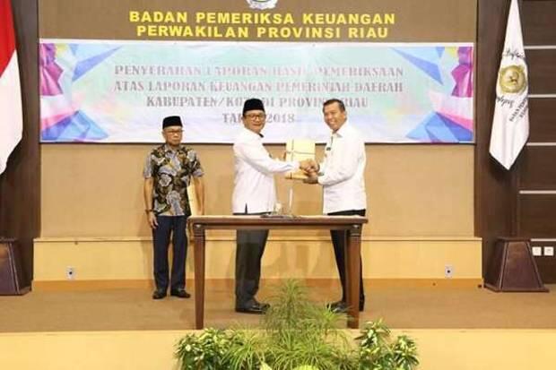 Ketiga Kalinya, Pemko Pekanbaru Raih Opini WTP Tahun 2018