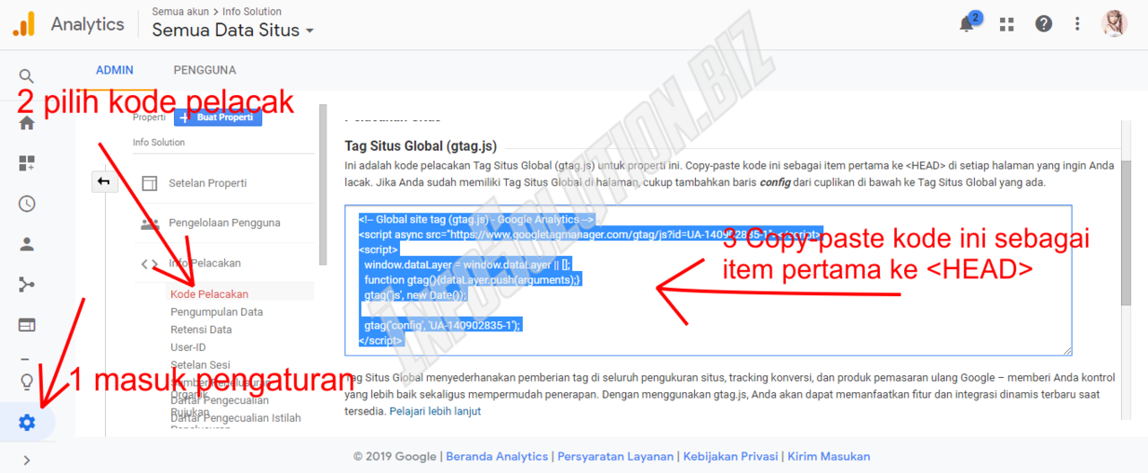 CARA MENDAFTARKAB WEBSITE KITA KE GOOGLE ANALYTICS