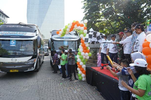 Antam Berangkatkan 2000 Orang Mudik Gratis BUMN 2019