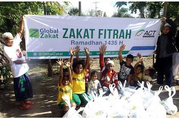 Global Zakat-ACT Tebar Zakat Fitrah hingga Palestina dan Suriah