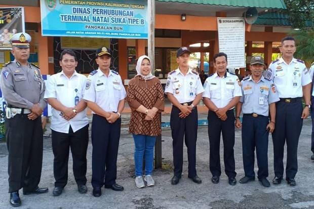 Dishub dan BNNK Kobar Gelar Tes Urine Kepada Awak Bus