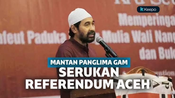 Politik Carut Marut !! Akhirnya Mantan Panglima GAM Minta Referendum.