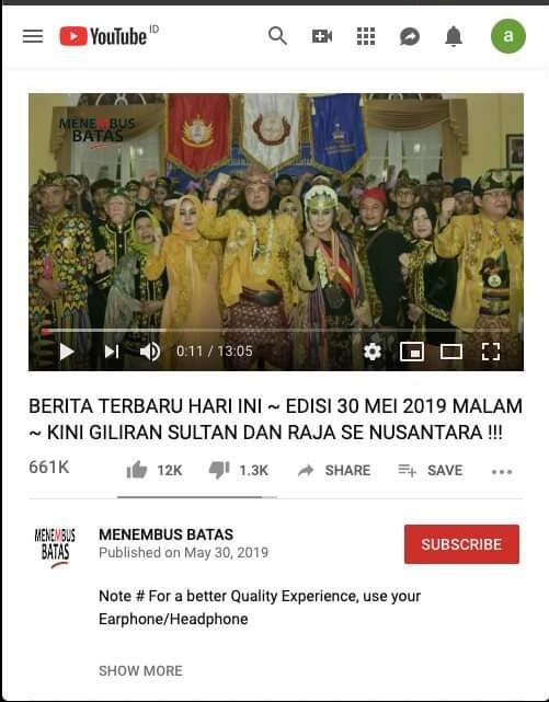 Sultan Dan Raja Se-Nusantara Menampik Lakukan Referendum