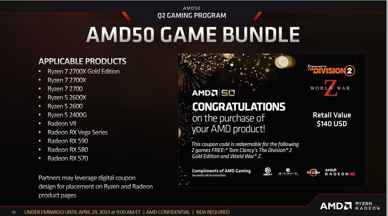 Rayakan Ultah AMD ke 50, Dapatkan 2 Game Gratis Tiap Pembelian Produk AMD Tertentu