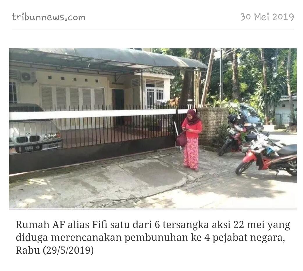 Mengaku Senjata Digadai, Istri Mayjen Purn Moerwanto Menolak disebut Dalang Kerusuhan