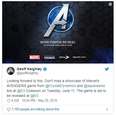 MARVEL'S AVENGERS versi Square Enix Akan Muncul di E3 2019