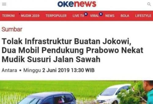 Diserang Hoaks, Capture Gambar Berita Okezone Hasil Editan!