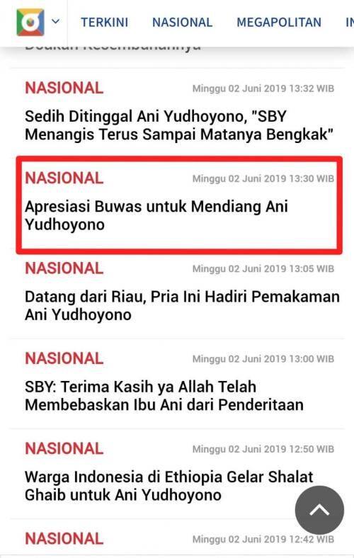 Diserang Hoaks, Capture Gambar Berita Okezone Hasil Editan!