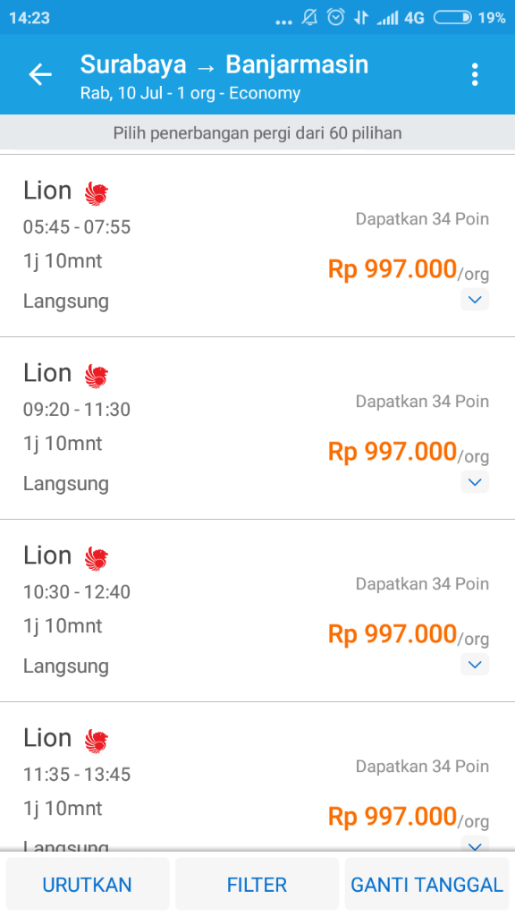 Perbandingan Harga Tiket Pesawat Domestik Di Indonesia Dengan Negara ASEAN Lainnya