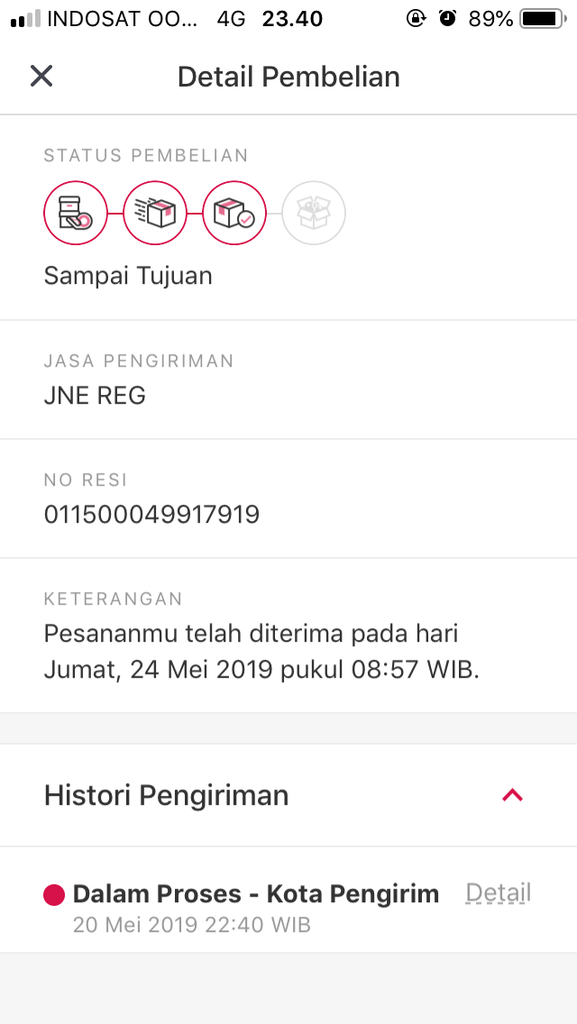 BELANJA DI BUKALAPAK, BARANG HILANG 