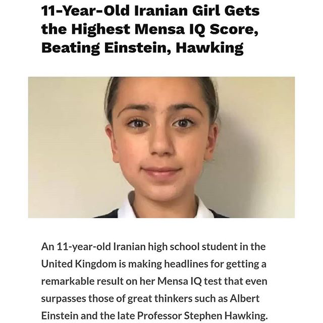 11 tahun melebihi IQ Einstein