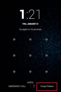5 cara membuka Pola Hp Android yang lupa