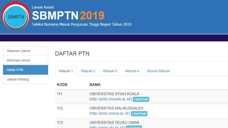 Siap-siap! Pendaftaran SBMPTN 2019 Mulai Besok 