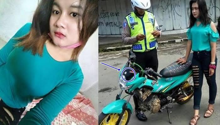 Wanita Ini Ditilang Karena Terlalu Cantik