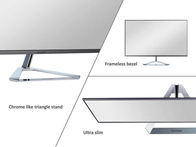 ViewSonic VX3276-2K-mhd, Monitor Entertain dengan Bazel Tipis