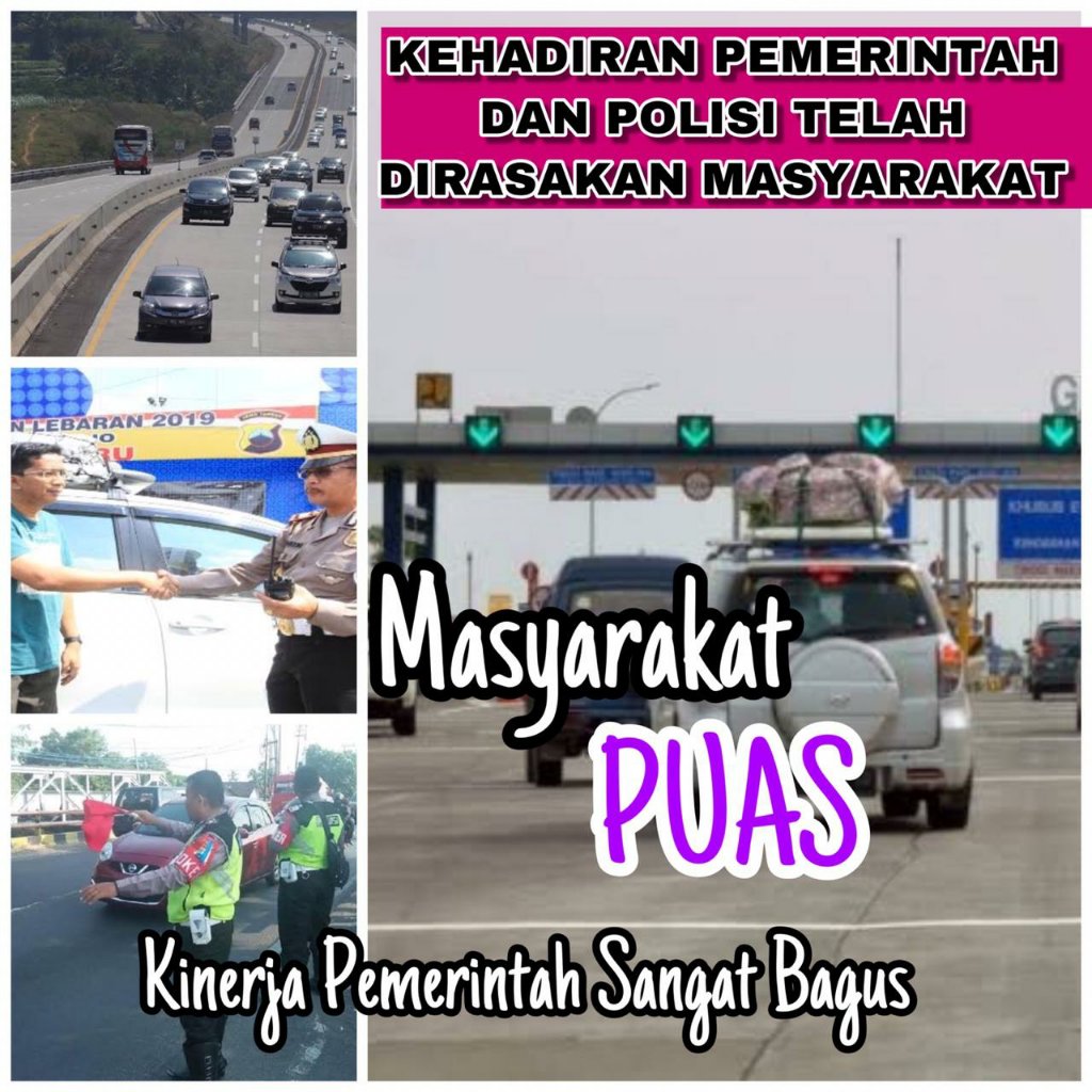 Mudik Lancar, Pemudik Berikan Apresiasi ke Pemerintah dan Polri