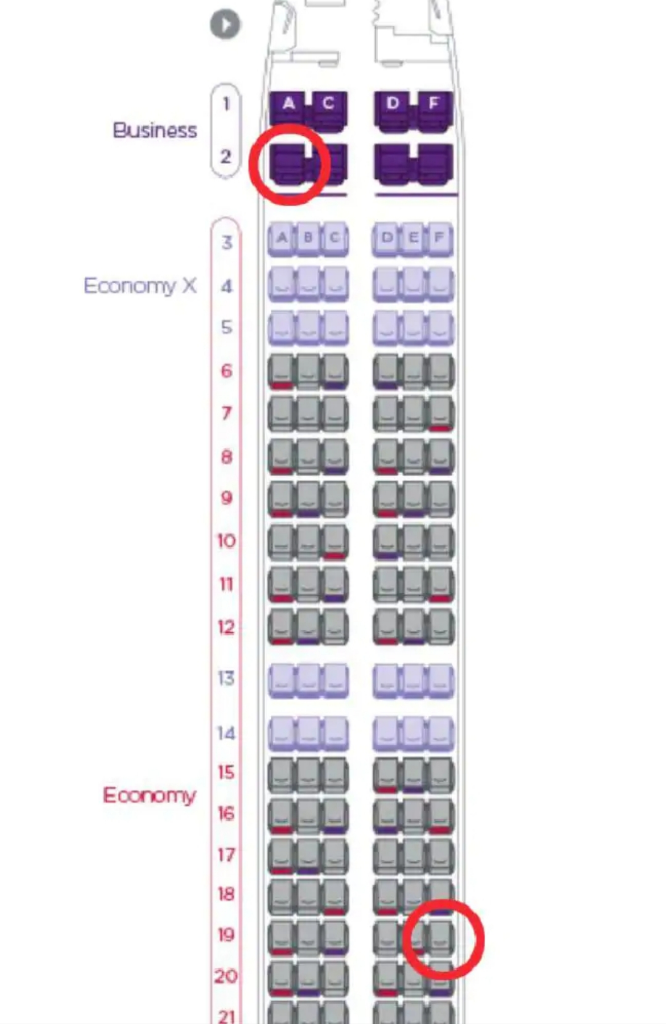 Alasan Kenapa Kursi 2A dan 19F Virgin Australia Menjadi Kursi Favorit