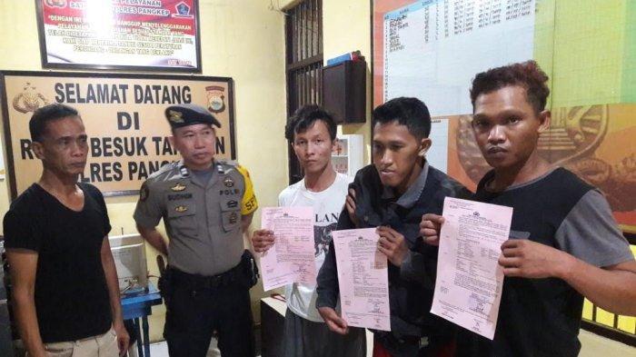 Polres Pangkep Bekuk Pencuri Baterai Tower Telkomsel