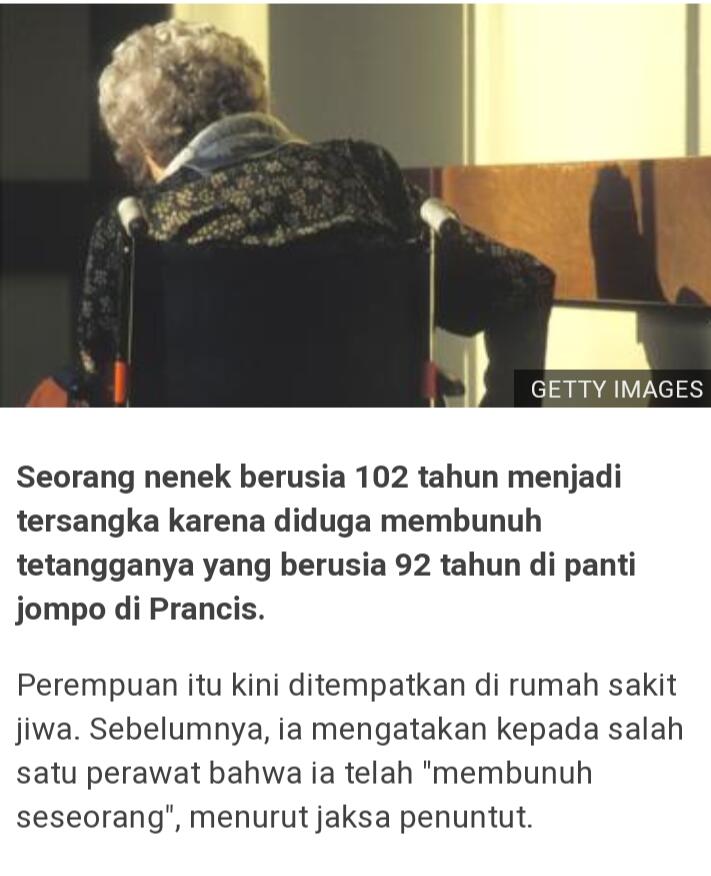 Dadaku Retak, Nenek Itu Membunuhnya. Call Misteri To Help