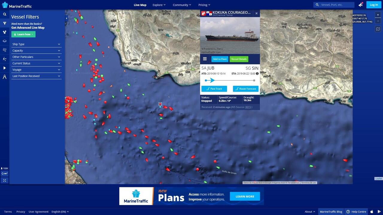 Tankers targeted near Strait of Hormuz amid Iran-US tensions.