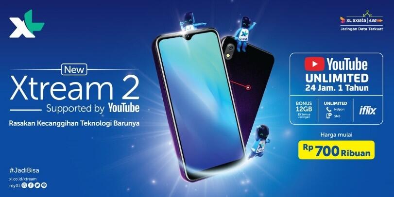 Xtream 2, Ponsel 700 ribuan tapi bisa Youtube-an Gratis Sampe Setahun! 