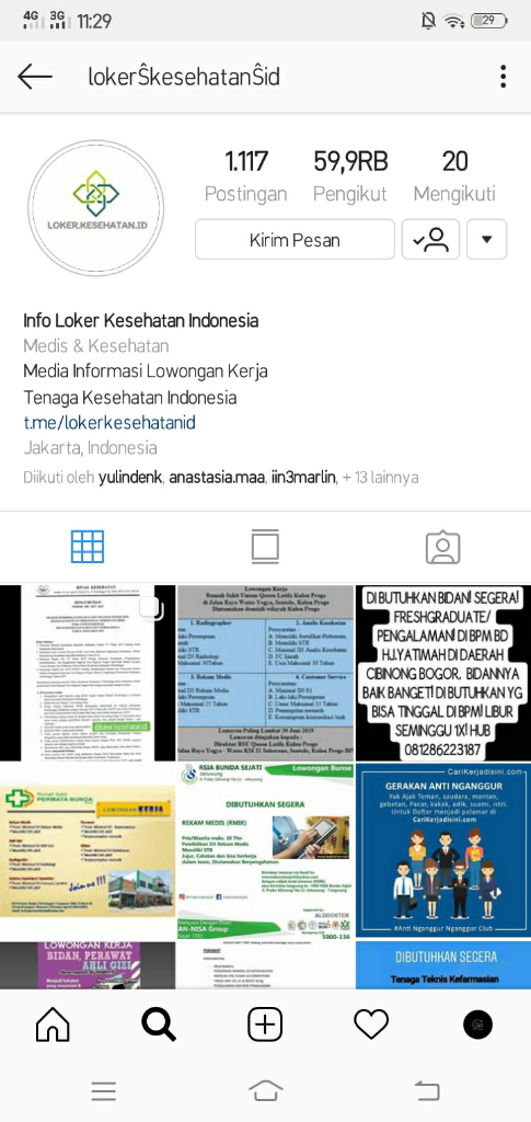 Untuk Agan2 Tenaga Kesehatan Yang Nyari Loker