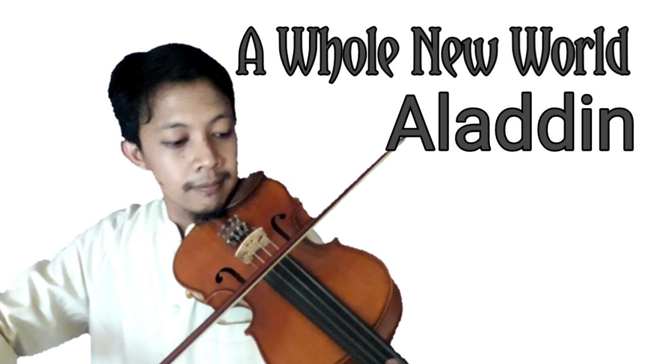 A Whole New World from Aladdin Violin Cover