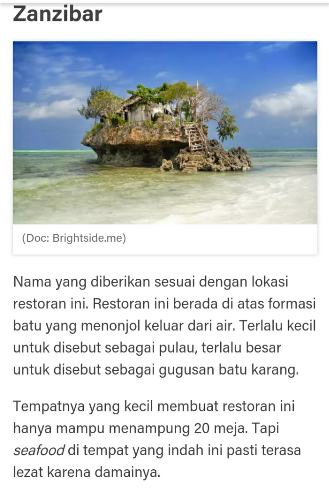 Yang Menarik Dan Unik, Hanya Ada Di Sini Gan-sis