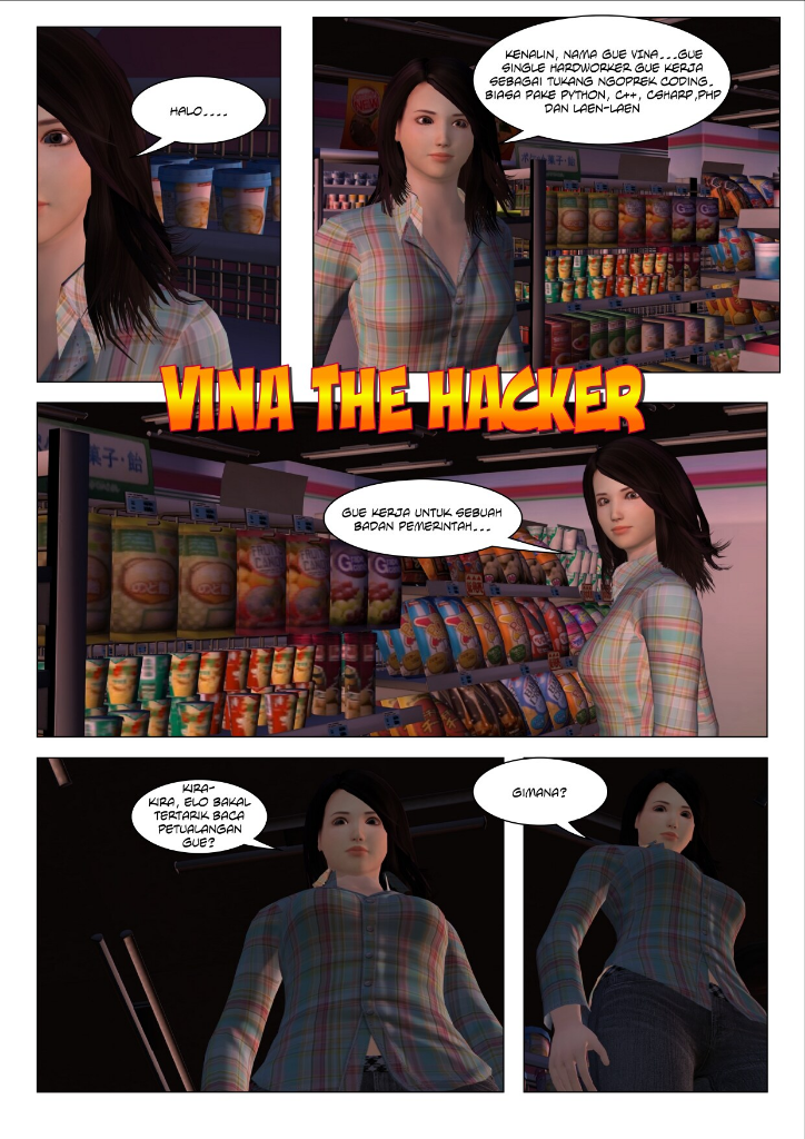 Komik VINA The HACKER