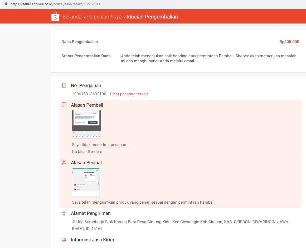 Alasan Konyol Pengembalian Dana Ke Shopee Setelah Kode Dikirim (Modus Penipuan)