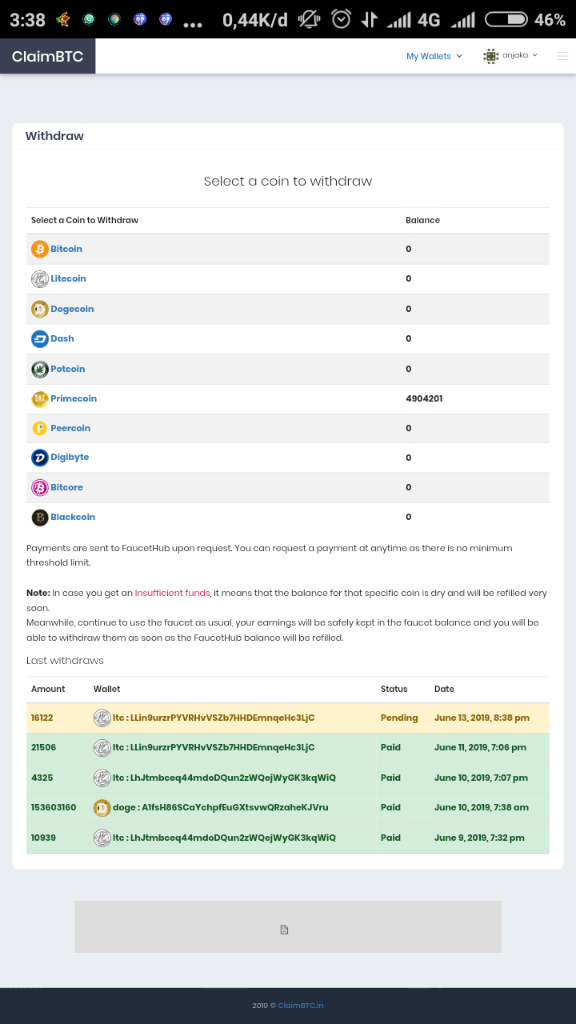 Cara Mendapatkan LITECOIN 10000claim Langsung Masuk Faucethub