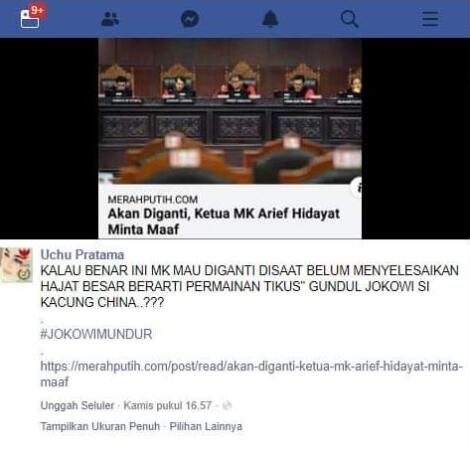 Ketua MK Diganti saat Sedang Menyelesaikan 'Hajat Besar', Begini Faktanya