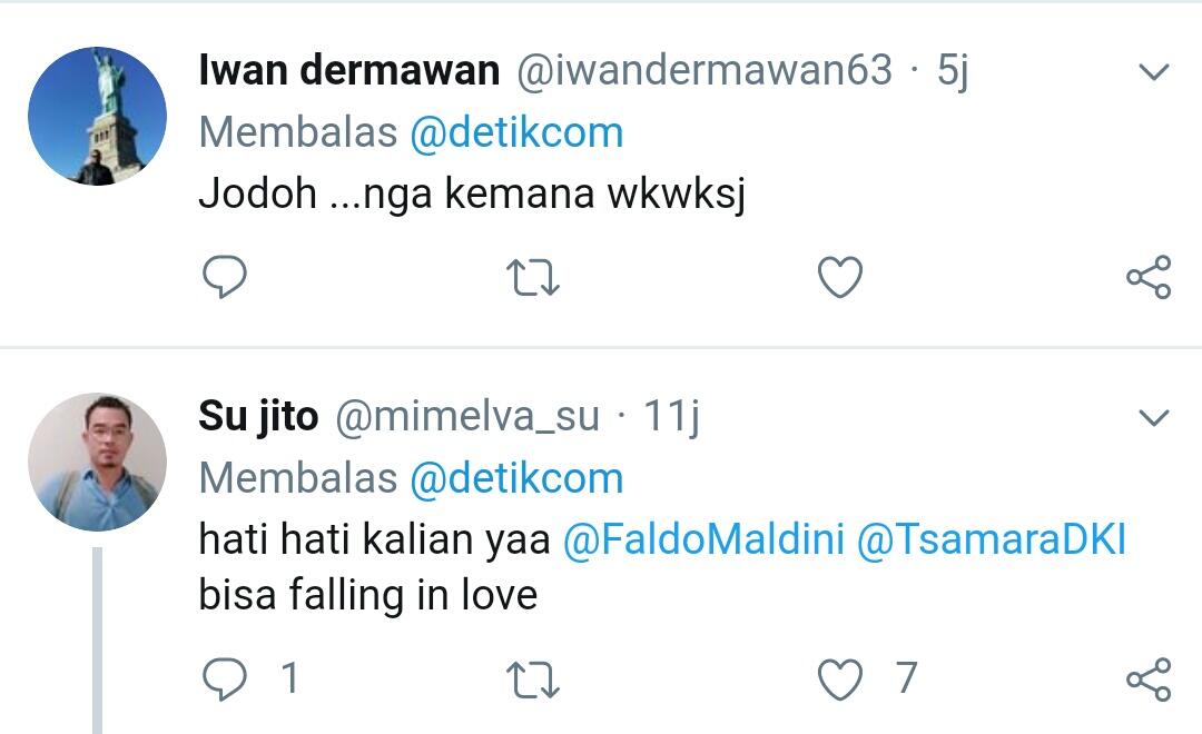 Tsamara Komentari statement Faldo Maldini, Netizen malah jodohin keduanya