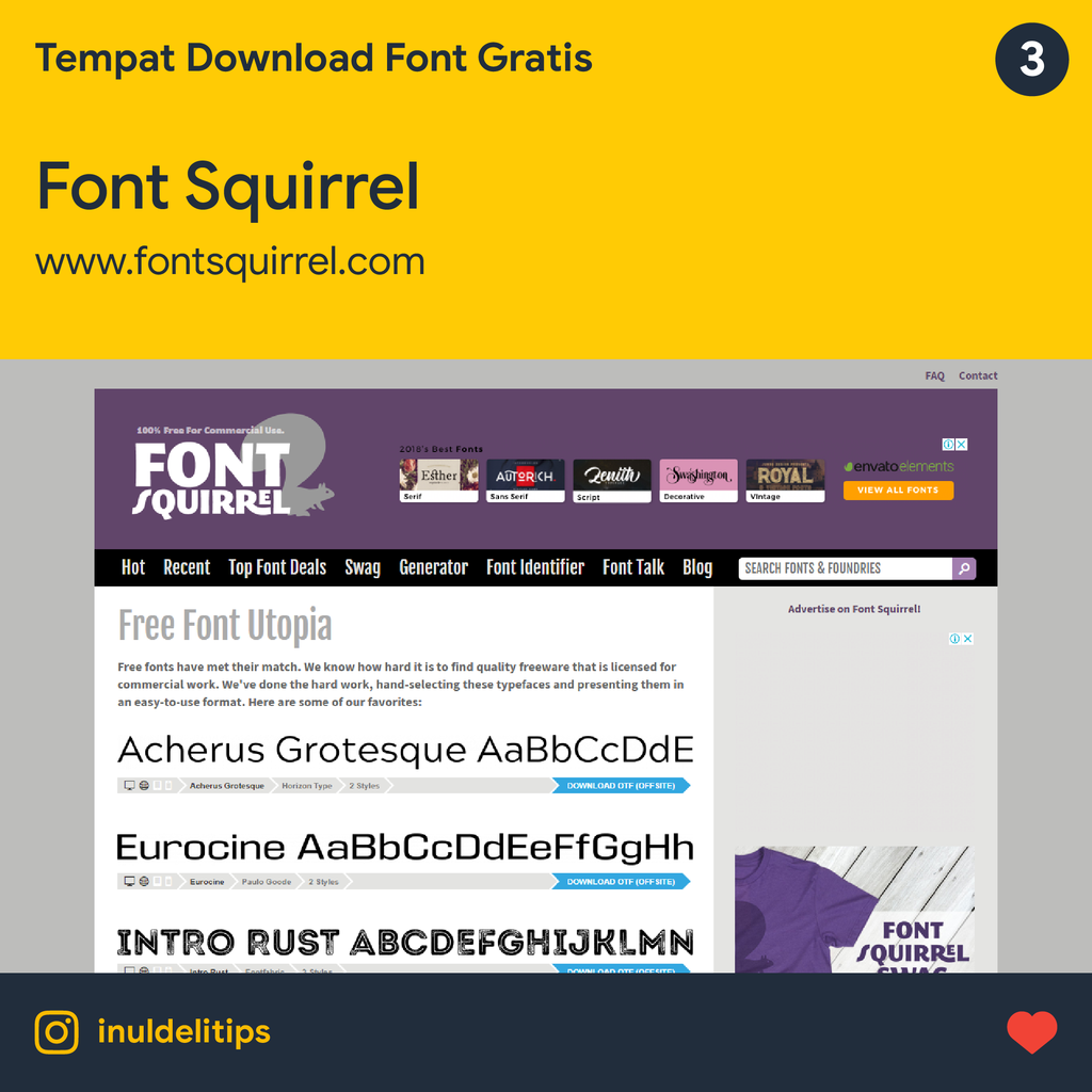 5 Tempat Download Font Gratis - INULDELI JOGJA