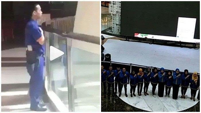 Viral Pegawai Mall Menyanyikan Lagu Indonesia Raya, Agan Apal Kagak?