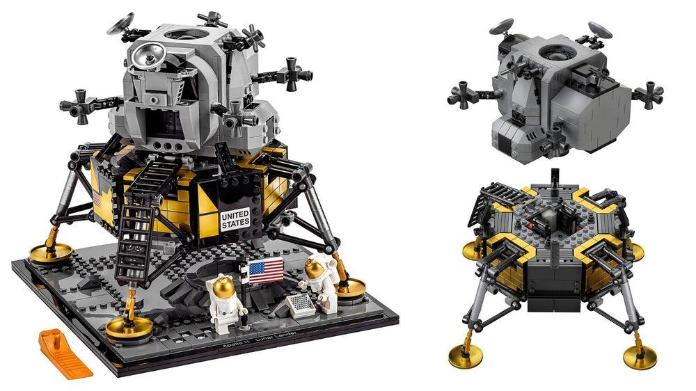 Set LEGO dengan Model Pendaratan Manusia Pertama di Bulan, Keren Gan!
