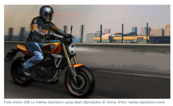 Harley-Davidson Buatan China Siap Serbu Indonesia