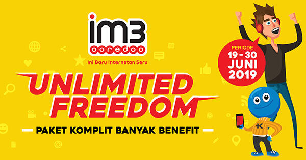 Hanya Unlimited Freedom IM3 yang Bisa Kasih Kamu Banyak Benefit Secara Komplit!