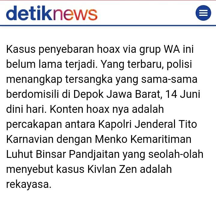 Bantah Pantau Grup Whatsapp, Polri: Kita Hargai Privasi Orang Lain