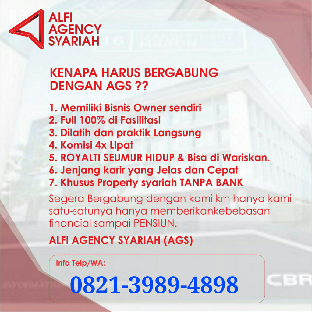 Lowongan Kerja Freelance Marketing Property Syariah Di Sidoarjo, Gresik & Surabaya