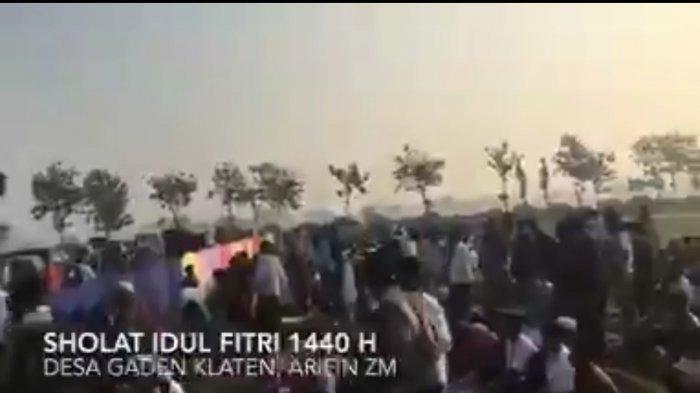 Video Viral Jamaah Sholat Id Bubar Saat Khatib Sampaikan Khutbah Soal Politik