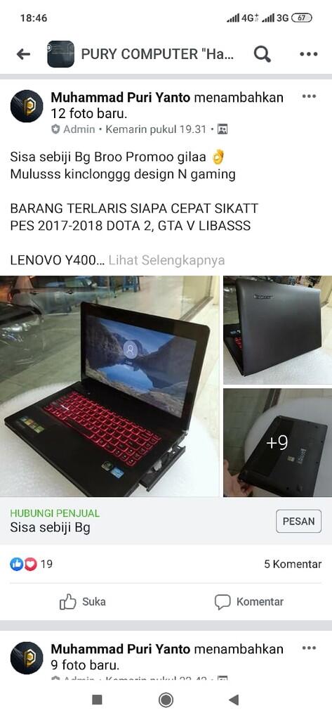 Penipuan Yang Di Lakukan Oleh Penjual Laptop Batam