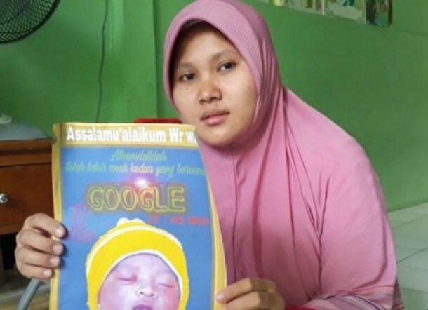 Bapak Suka Browsing & Main Medsos, Pas Anak Lahir Diberi Nama 'Google', Ada Artinya