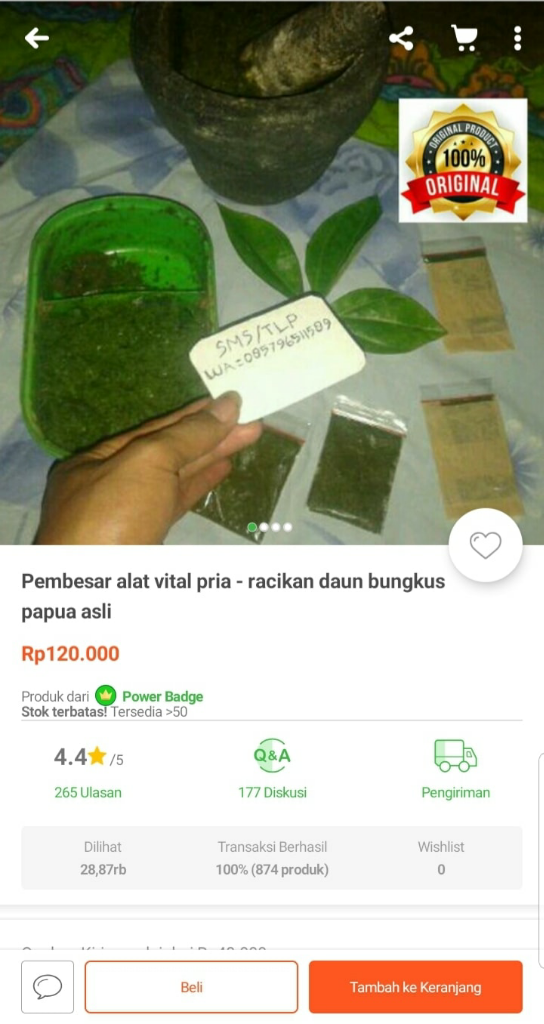 Ngeri, Testimoni Korban Obat Pembesar Otong di Olshop. Mau Ngakak, Takut Dosa