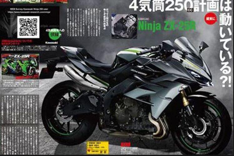 Siapkan Uang, Gambar Kawasaki Ninja 250 4-Silinder Muncul di Jepang