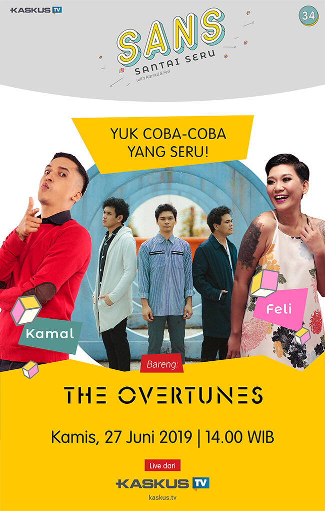 Obrolin Momen “Coba –Coba” Lo di SANS Bareng The Overtunes!