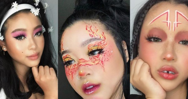 Ingin Tampil dengan Makeup Anti Mainstream? Tiru Tutorial Makeup Nyeleneh Ini Aja!