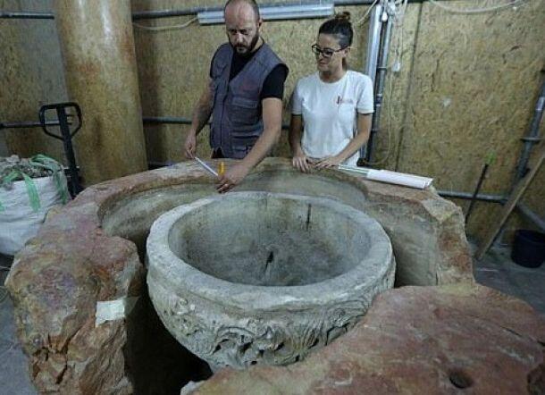 Bejana Pembaptisan Kuno Ditemukan di Tempat Kelahiran Yesus di Palestina