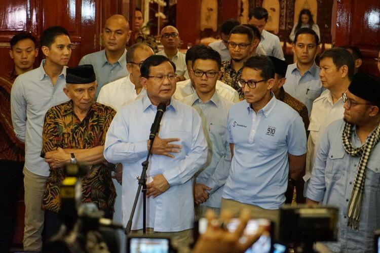 Prabowo Gelar Nobar Pada Saat Pembacaan Hasil Putusan MK